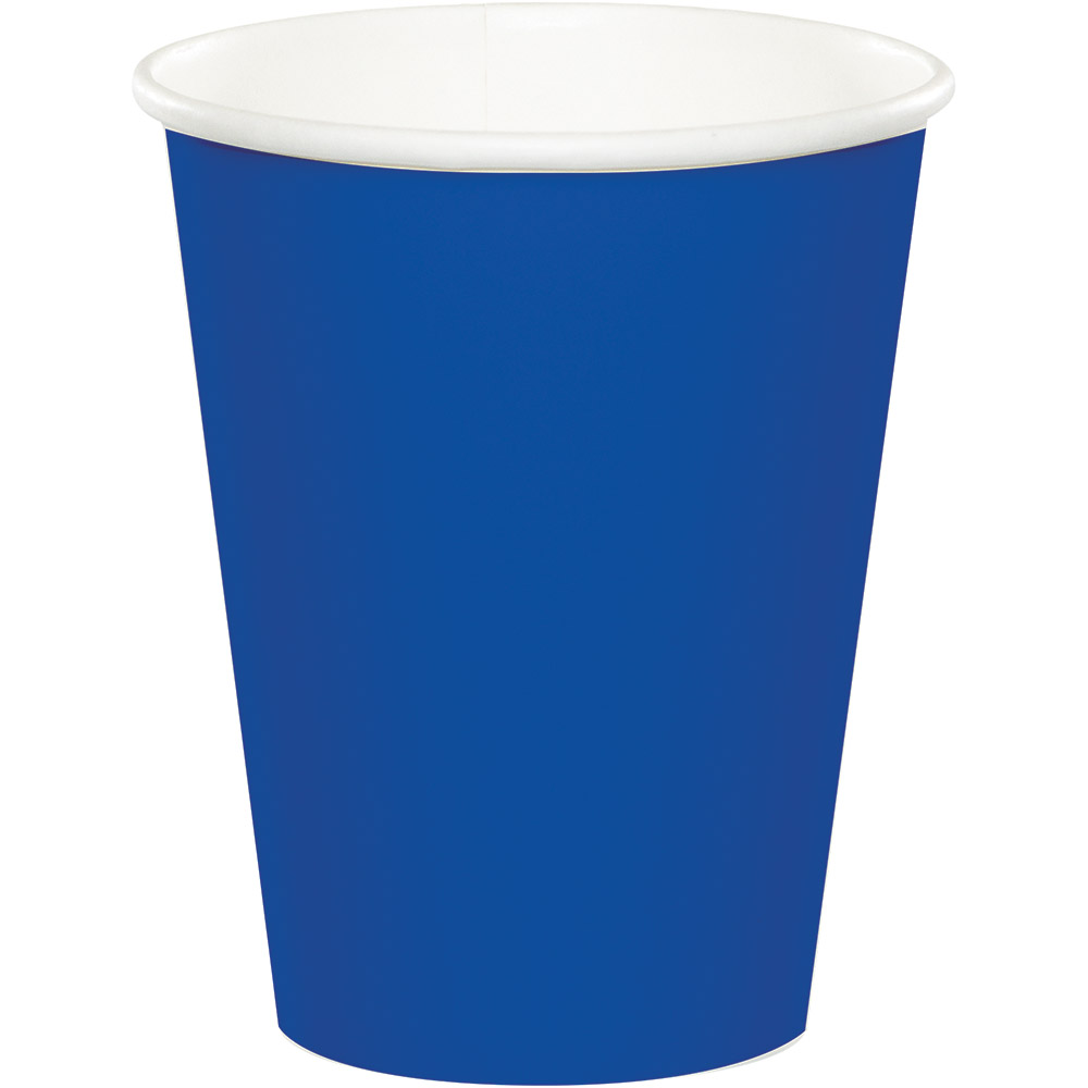 כוסות נייר כחול נייבי 10 יח'