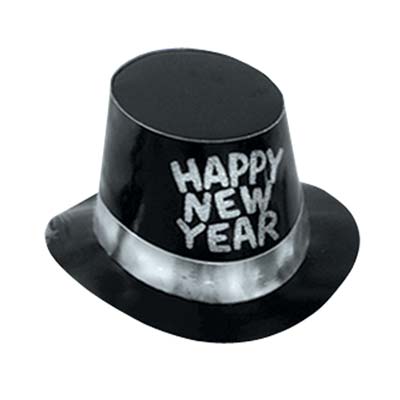 כובע מסיבה  Happy New Year כסף