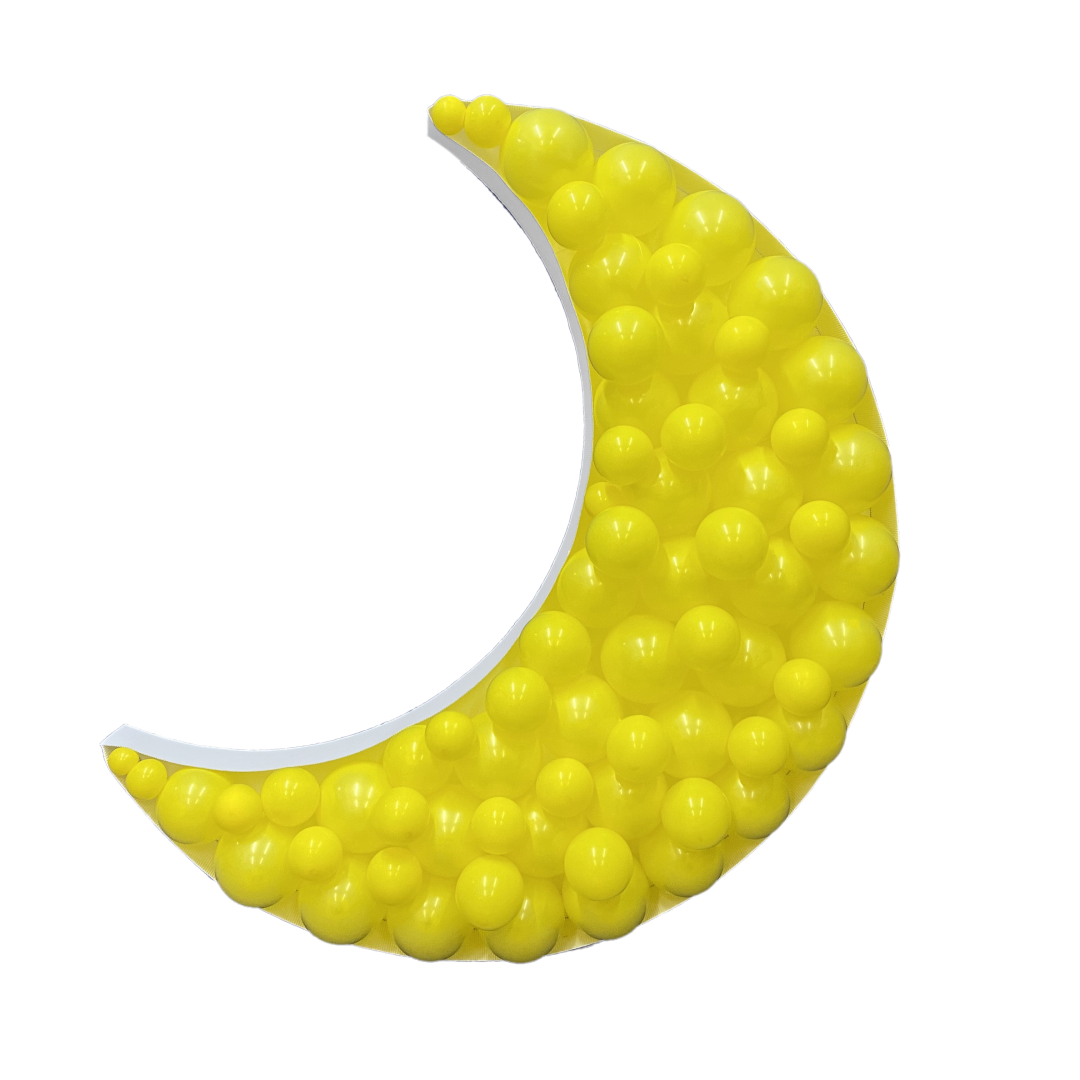 תבנית לבלונים בצורת ירח