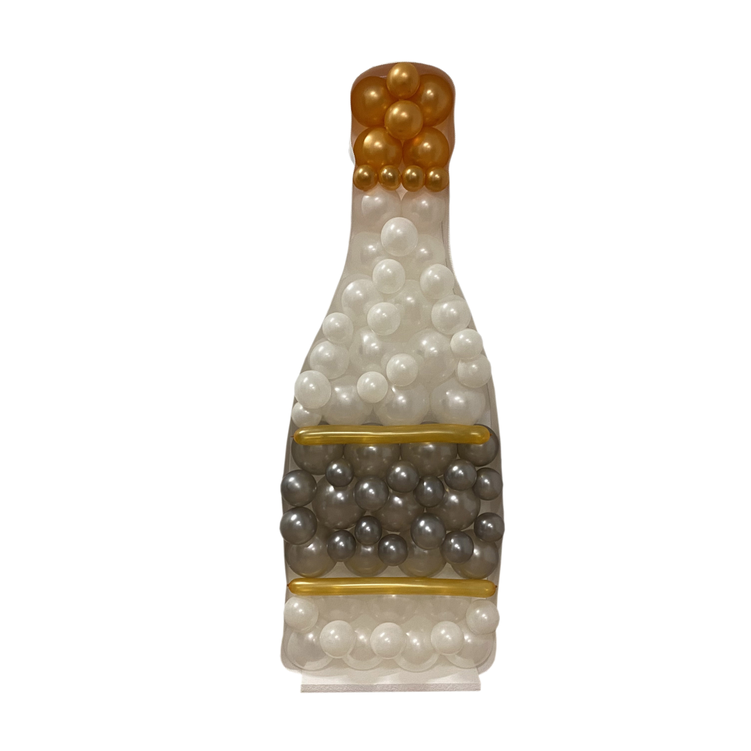 תבנית לבלונים בצורת בקבוק