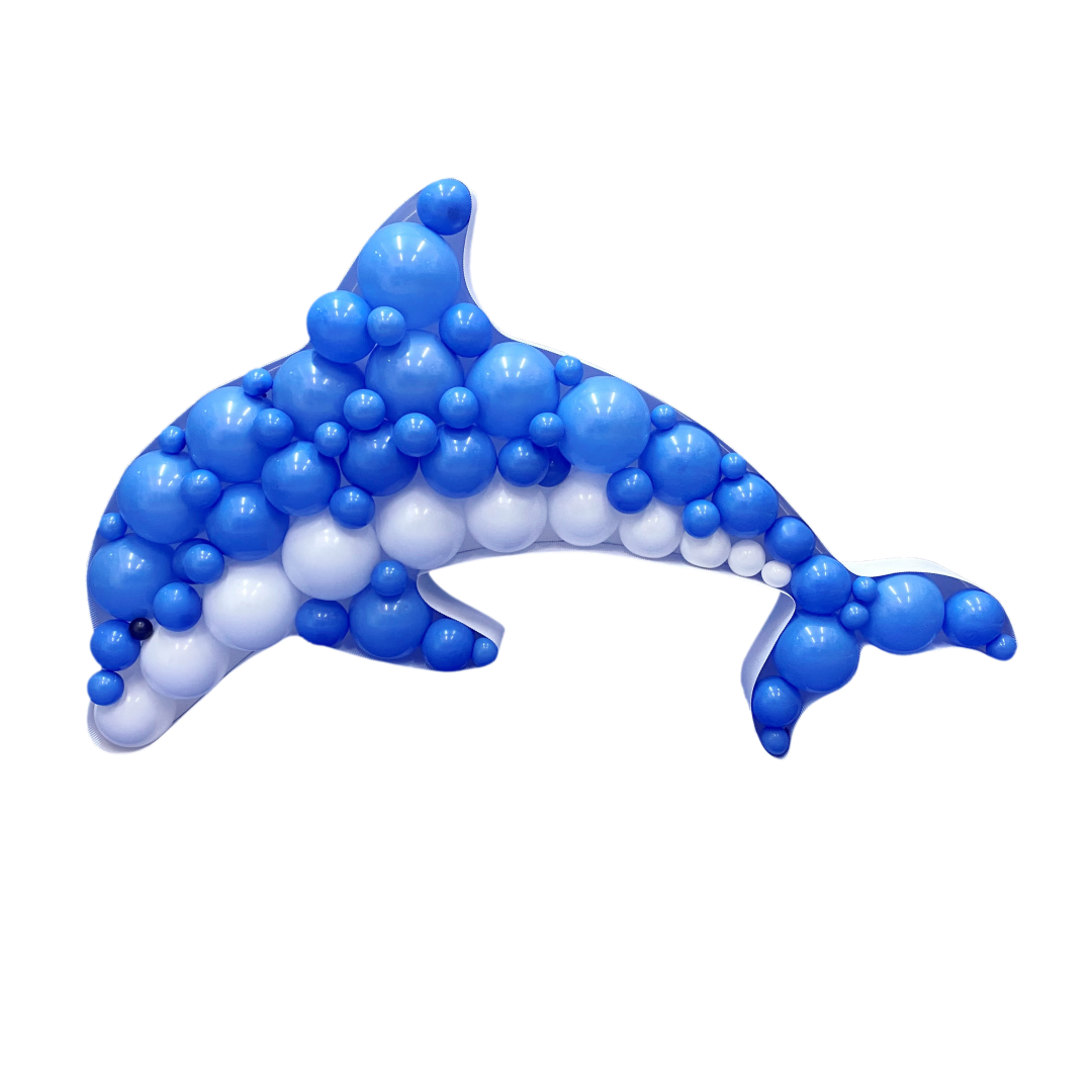 תבנית לבלונים בצורת דולפין